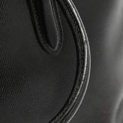Pre Owned Coach Black Patent Leather Quinn Dome Bag