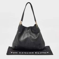 Pre Owned Coach Black Leather Phoebe Madison Shoulder Bag
