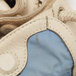 Cole Haan Off White Leather Village Drawstring Shoulder Bag