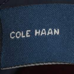 Cole Haan Brown Woven Leather Shoulder Bag