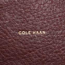 Cole Haan Brown Woven Leather Shoulder Bag