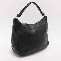 Pre Owned Cole Haan Black Leather Hobo