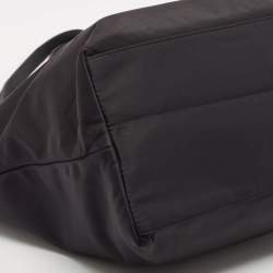 Cole Haan Black Nylon Zip Shopper Tote