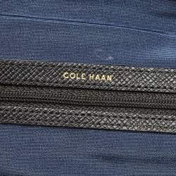 Cole Haan Black Nylon Zip Shopper Tote