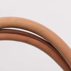 Pre Owned Cole Haan Brown Woven Leather Tote