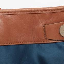 Pre Owned Cole Haan Brown Woven Leather Tote