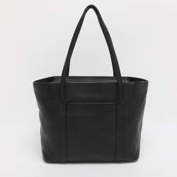 Pre Owned Cole Haan Black Leather Tote