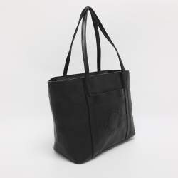 Pre Owned Cole Haan Black Leather Tote