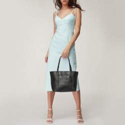 Pre Owned Cole Haan Black Leather Tote