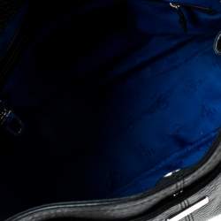 Pre Owned Cole Haan Black Pebbled Leather Tote