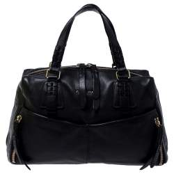 Cole Haan Black Woven Leather Flap Shoulder Bag Cole Haan | The Luxury  Closet