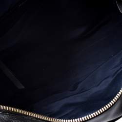 Cole Haan Black Leather Front Pocket Satchel
