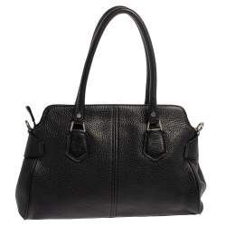 Pre Owned Cole Haan Black Leather Tote
