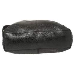 Pre Owned Cole Haan Black Grained Leather Hobo