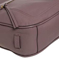 Pre Owned Cole Haan Mauve Purple Leather Jade Bucket Bag