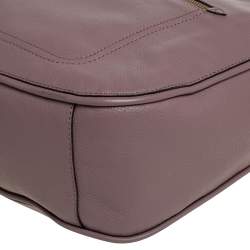 Pre Owned Cole Haan Mauve Purple Leather Jade Bucket Bag