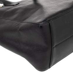 Pre Owned Cole Haan Black Leather Tote