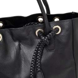 Pre Owned Cole Haan Black Leather Tote