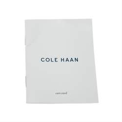 Cole Haan Beige/Brown Canvas And Leather Tote