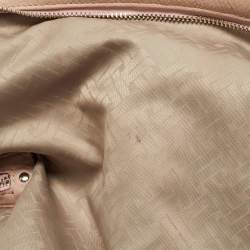 Cole Haan Light Pink Leather Pleated Hobo