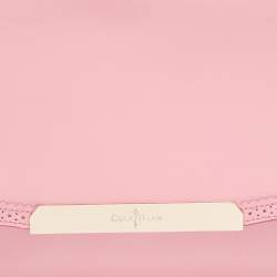 Pre Owned Cole Haan Pink Leather Flap Shoulder Bag