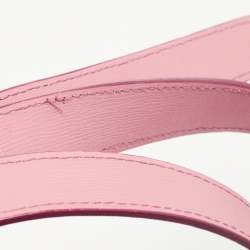 Pre Owned Cole Haan Pink Leather Flap Shoulder Bag