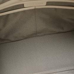 Pre Owned Cole Haan Ivory Woven Leather Satchel