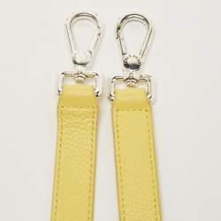 Cole Haan Yellow Leather Flap Crossbody Bag 