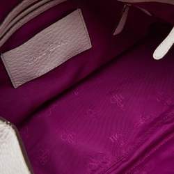 Cole Haan Pink Pebbled Leather Tote