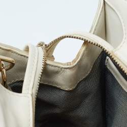 Cole Haan Off  White Leather Grand Series Tote