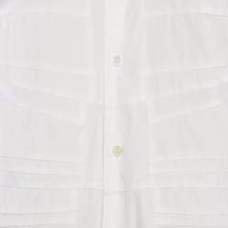 Comme des Garcons White Cotton Oversized Shirt S