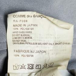 Comme des Garcons Grey Doughnut Pants S