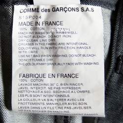 Pre Owned Comme des Garcons Grey Denim Harem Pants M