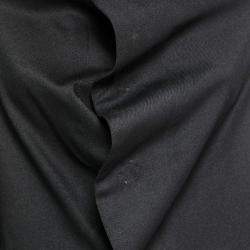 Comme des Garcons Black Wool Collared Long Coat M