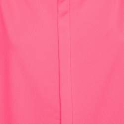 Comme des Garcons Pink Jersey Zip-Up Hooded Jacket M