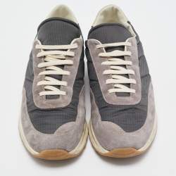 Common Projects Grey Suede and Nylon Track Classic Sneakers Size 40