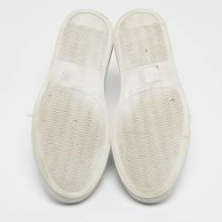 Pre Owned Common Projects White Leather Achilles Sneakers Size 40