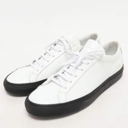 Common Projects White Leather Achilles Sneakers Size 41
