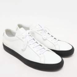 Common Projects White Leather Achilles Sneakers Size 41
