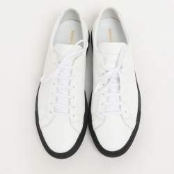 Common Projects White Leather Achilles Sneakers Size 41