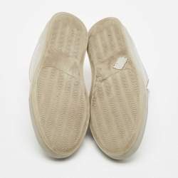 Common Projects Light Grey Leather BBall Low Top Bumpy Sneakers Size 38