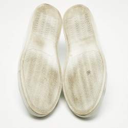 Pre Owned Common Projects White Leather Achilles Sneakers Size 39