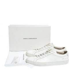 Common Projects White Original Achilles Leather Low Trainer Size IT 41