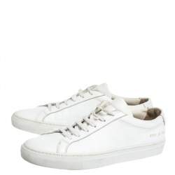 Common Projects White Original Achilles Leather Low Trainer Size IT 41