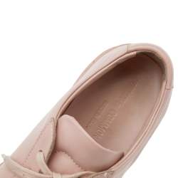 Common Projects Pink Leather Low Top Sneakers Size 39
