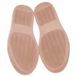 Common Projects Pink Leather Low Top Sneakers Size 39
