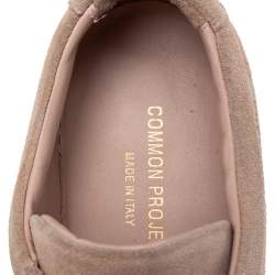 Common Projects Pink Suede  Achilles Lace Up Sneaker Size 38