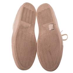 Common Projects Pink Suede  Achilles Lace Up Sneaker Size 38