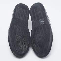 Pre Owned Common Projects Blue Leather Low Top Sneakers Size 35