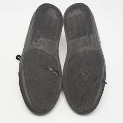 Pre Owned Common Projects Black Leather Achilles Sneakers Size 39